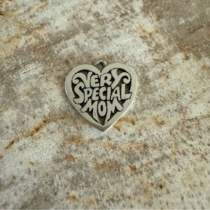 James Avery very special mom heart charm